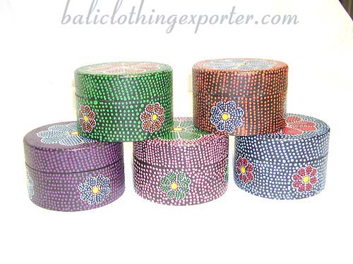 Handicrafts, bali jewelry box, mini storage cases, flower designed boxes