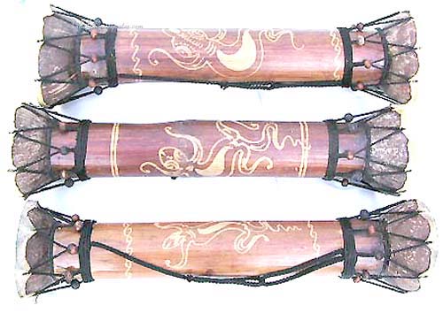 Tribal art decorations, home decor, musical drum, african style percussion, exotic instruments