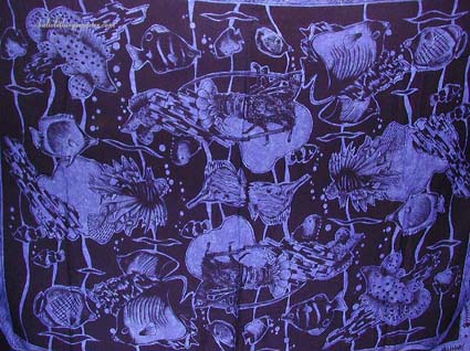 Hawaiian design wrap, fashion sarong, bali beach wear, holiday clothing, caribbean sarongs