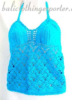 Halter top, tankini, resort fashions, beach clothing, crochet bra, ladies thread art shirt, sports wear  