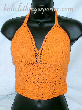 Ladies designer wear, crochet bra top, halter tops, island wear thread art, crafted beach apparel, active wear clothing  