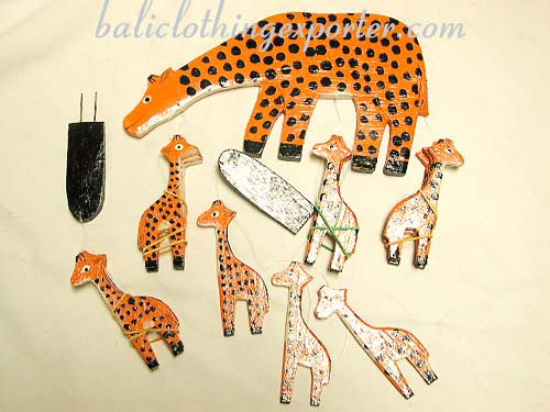 Wooden gifts, carved figurines, african animal collectibles, home decor, bali crafts