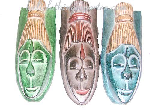 Wild art sculptures, crafted interior wall decor, bali masks, caribbean style designs, unique home novelties