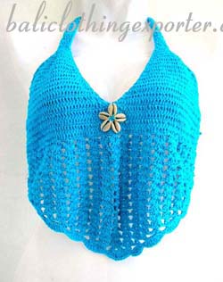 Sexy tops, womens fashion wear, knitted halter tops, needle work shirt, summer clothing, resort fashions  