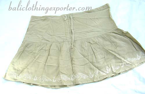 Casual wear, fashion batik clothing, ladies summer skirts, needlework clothes, embroidery apparel, beach wear 