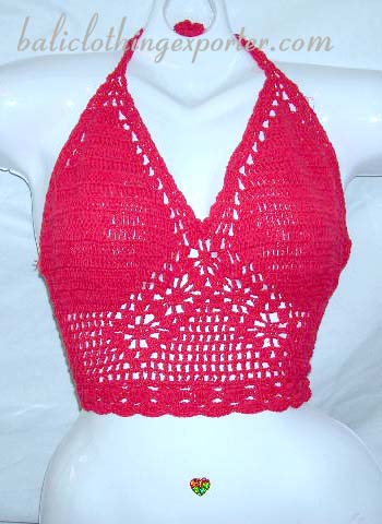Resort wear tops, womens crochet halter top, tankini, island apparel, summer clothing, club wear  