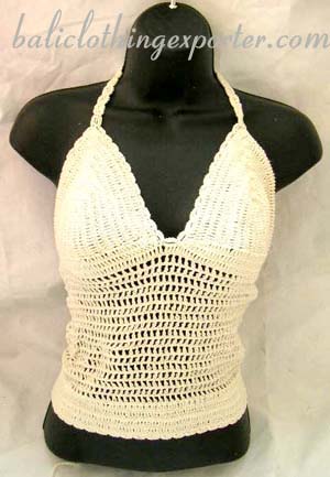 Womens sexy apparel, embroidered tank top, summer halter top, knit wear shirt, summer clothing, sports wear  