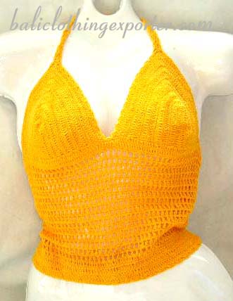 Club wear, resort fashions, handcrafted clothing, trendy crochet top, sexy ladies apparel  