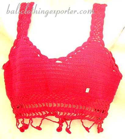 Thread art ladies bra, summer crochet clothing, bali wear, active apparel, womens club wear  