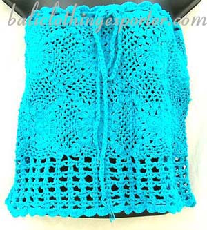 Designer crochet fashions, ladies knitted beach apparel, island club wear, sexy leisure wear, sexy bali clothing  
