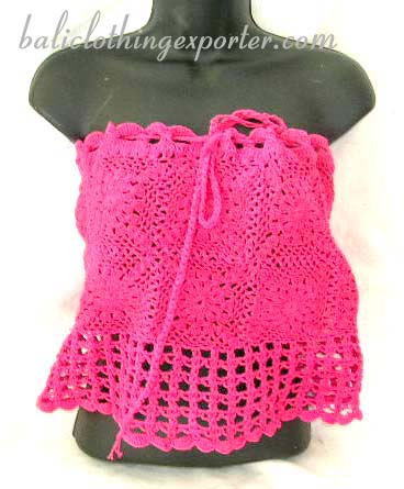 Drawstring tops, crochet fashion shirt, club wear, ladies resort apparel, summer halter top, tanikini, beach clothing  
