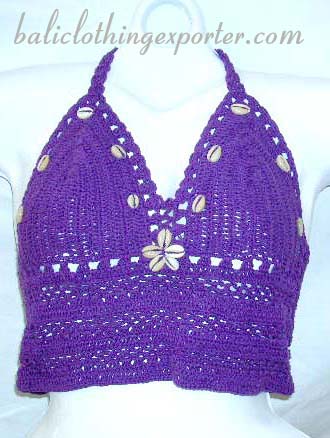 Summer tank top, knit wear shirt, batik fashion top, crochet bras, resort clothing, island wear clothing  